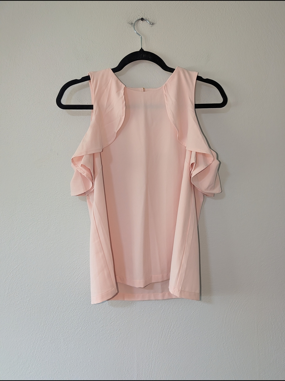 S NWT Mudpie Women’s Blush Pink Ruffle Sleeve Top